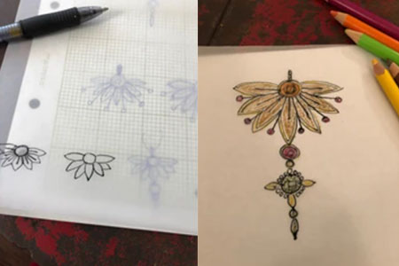 Sketching New Jewelry Collection