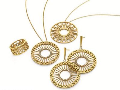 Image of Gold Jewelry from Designer Ellie Thompson
