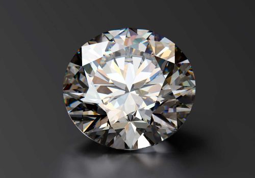 Loose round brilliant cut diamond