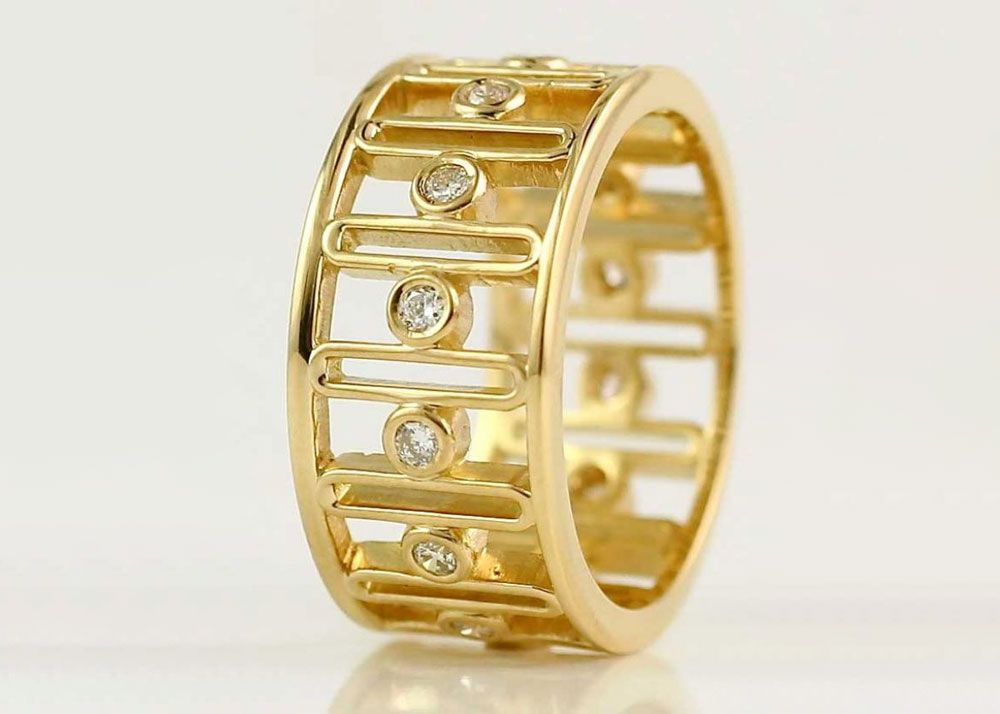 Gold Theorem ring by Ellie Thompson